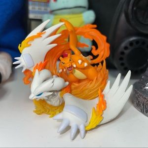 Pokemon Charizard & Reshiram Figurine